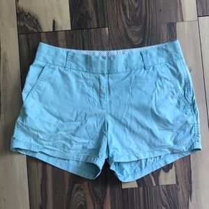 J. Crew Factory blue chino shorts